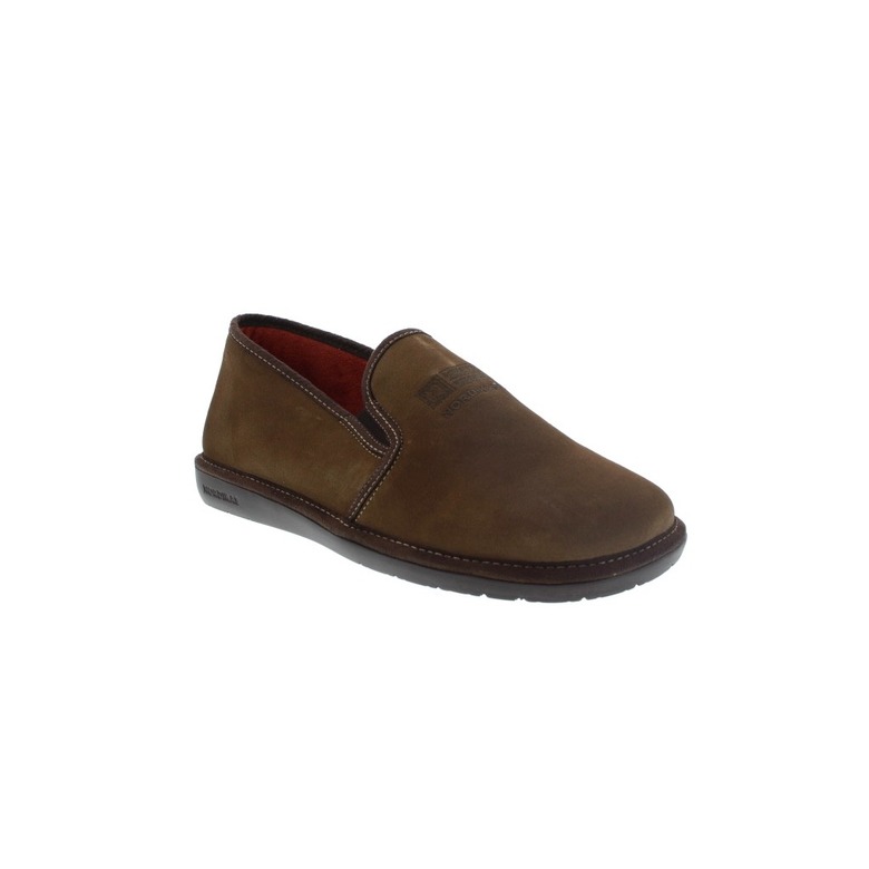 Nordika's pantoufles brun 2