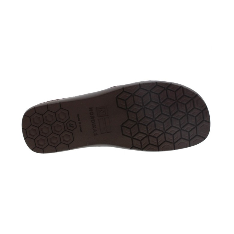 Nordika's pantoufles brun 5