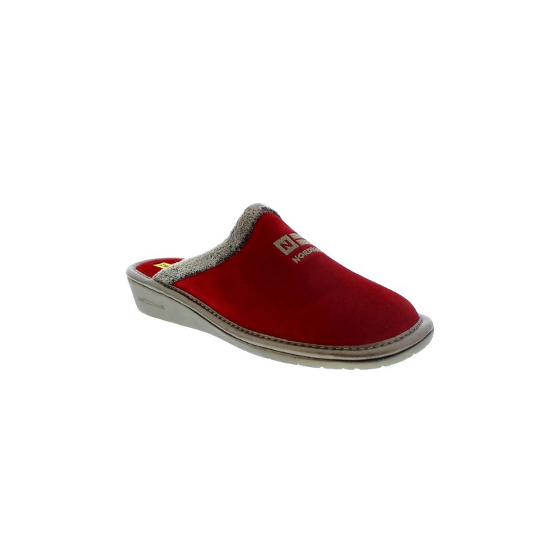 Nordika's pantoufles rouge 2