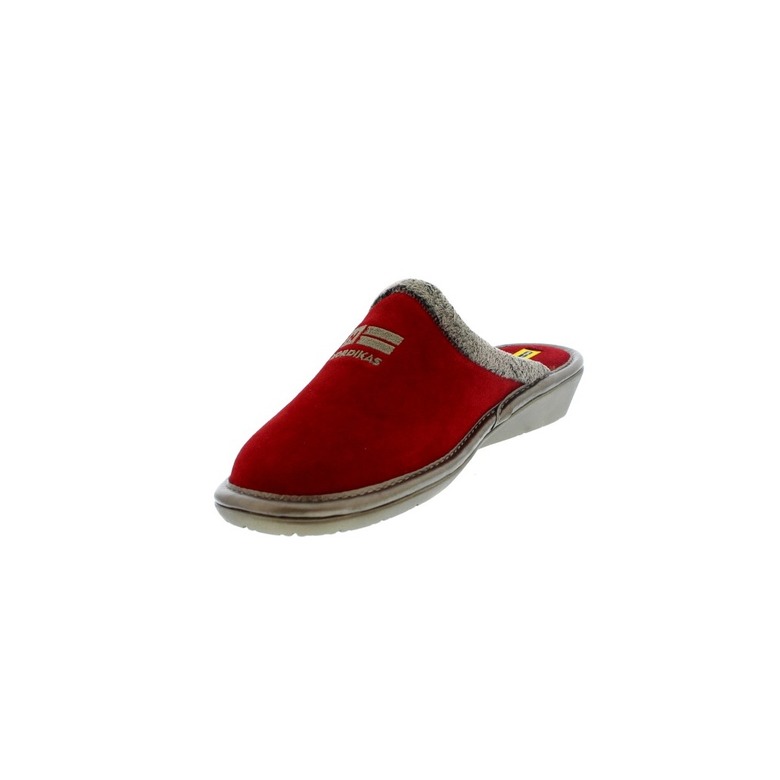 Nordika's pantoufles rouge 3