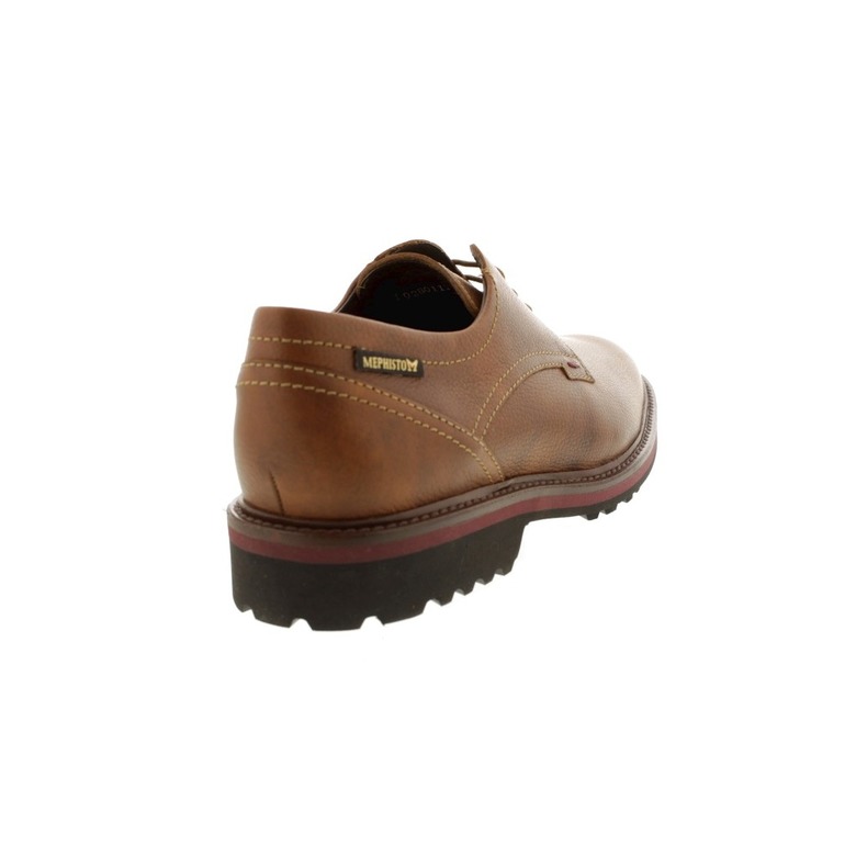 Mephisto lage schoenen cognac 4