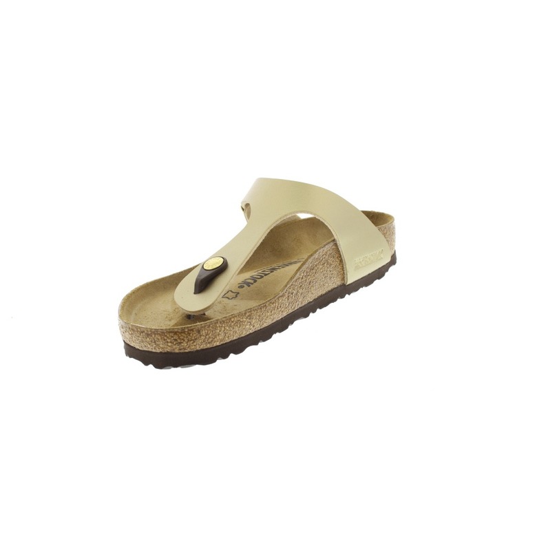 Birkenstock slippers gold 3
