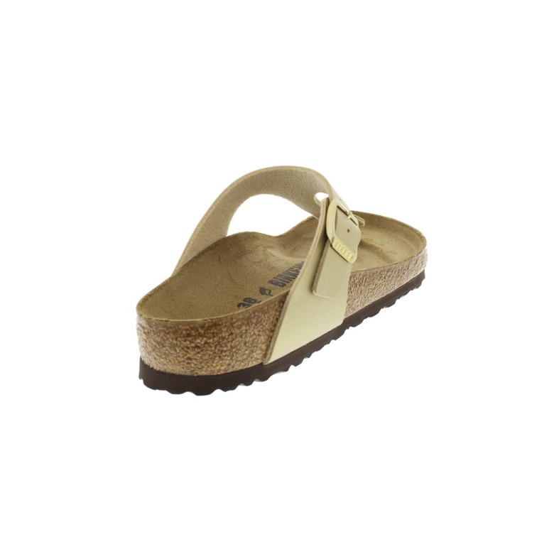 Birkenstock slippers gold 4