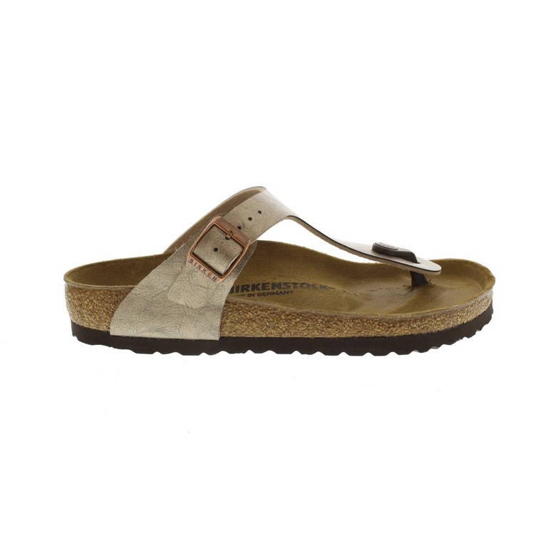 Birkenstock thong slippers taupe