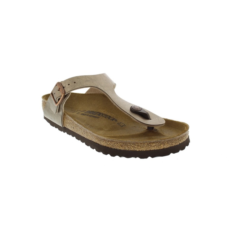 Birkenstock thong slippers taupe 2