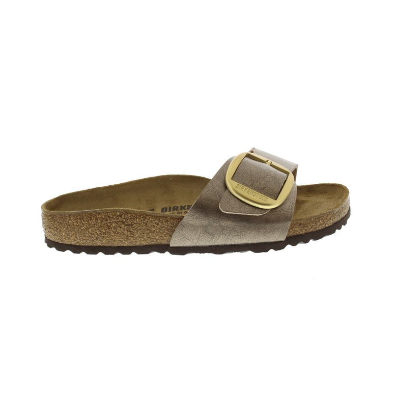 Birkenstock thong slippers taupe