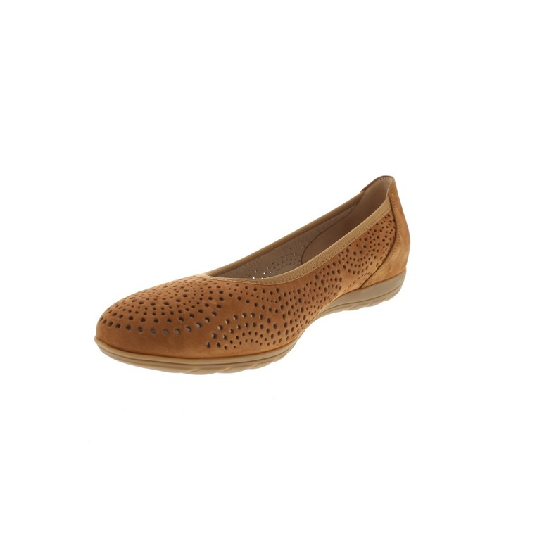 Mephisto ballerina's cognac 3
