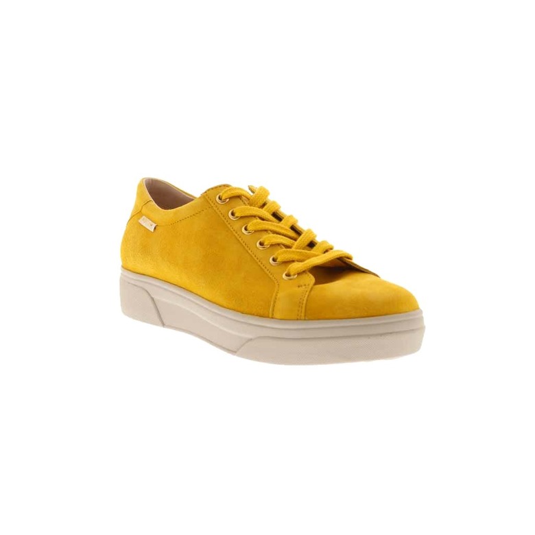 Mephisto chaussures à lacets ocre 2