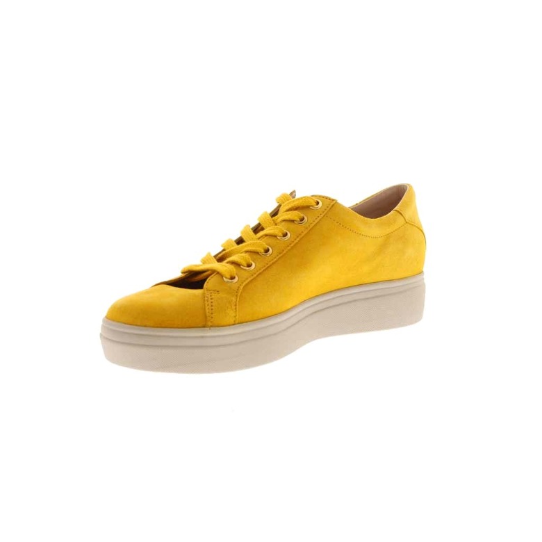 Mephisto chaussures à lacets ocre 3
