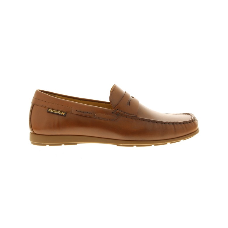 Mephisto lage schoenen cognac