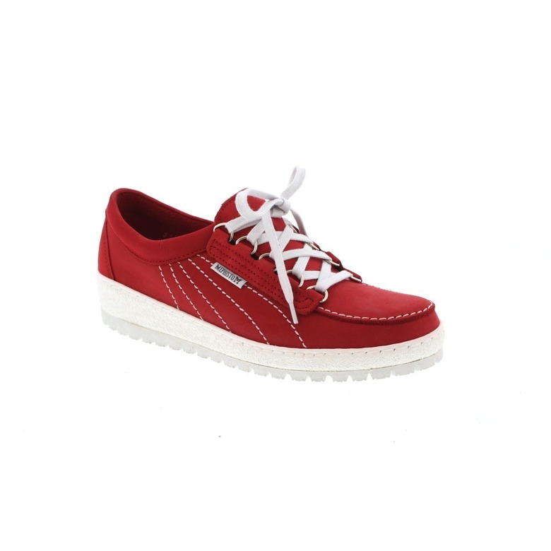 Mephisto chaussures basses rouge