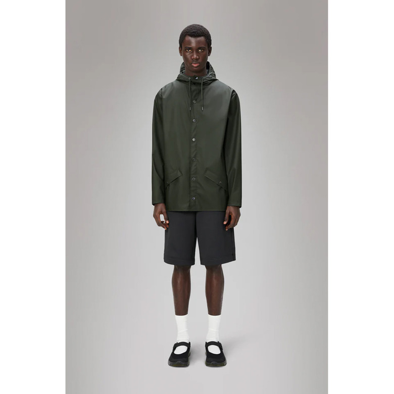 Rains jacket green 2