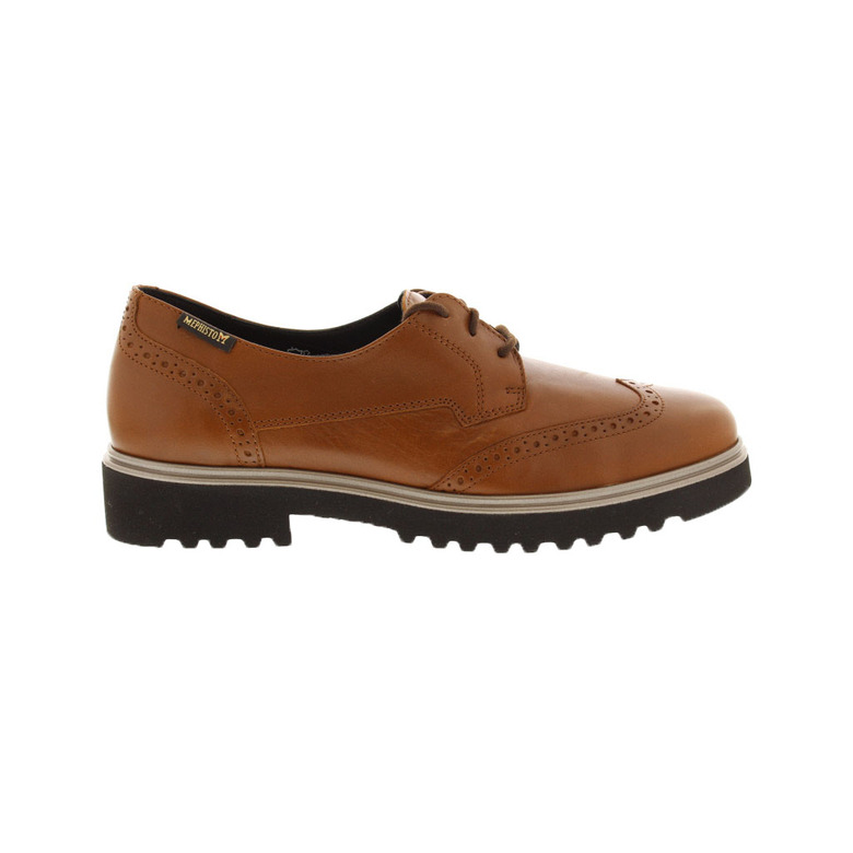 Mephisto lace shoes cognac 1
