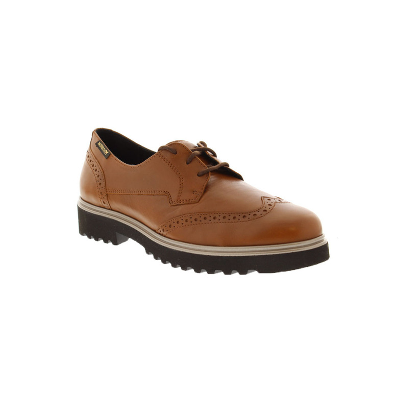 Mephisto lace shoes cognac 2