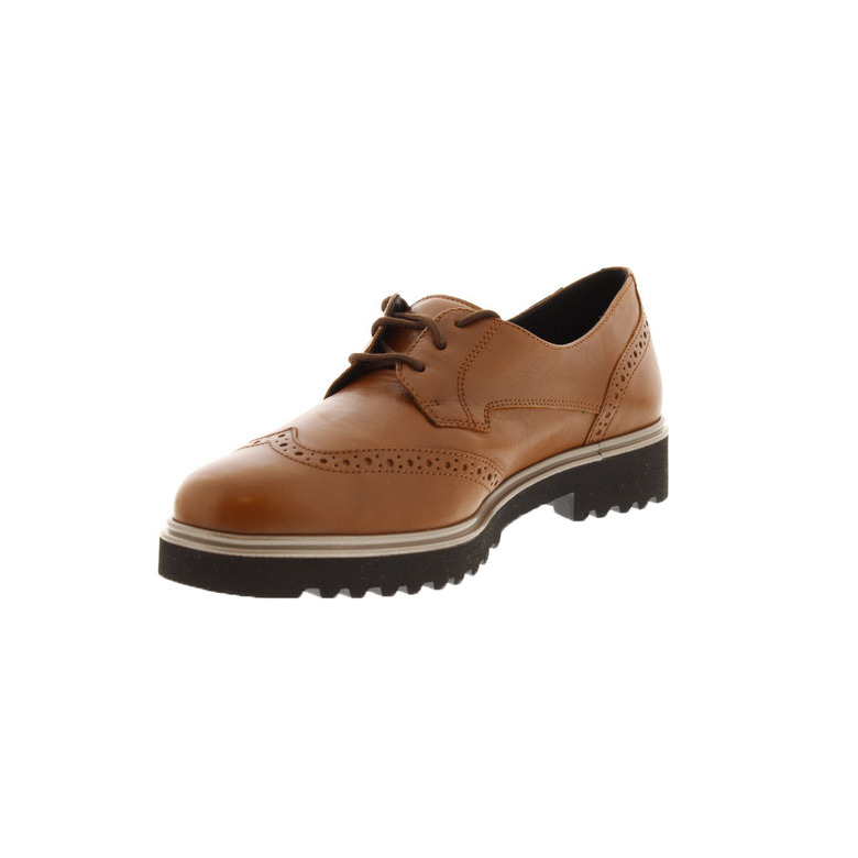 Mephisto lace shoes cognac 3