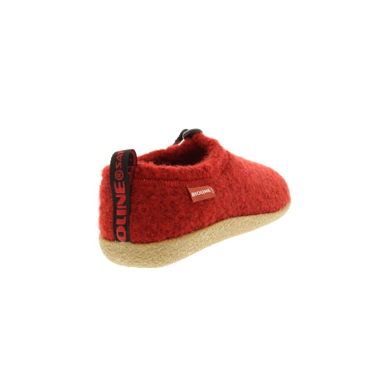 Saty - Bioline pantoufles rouge 4