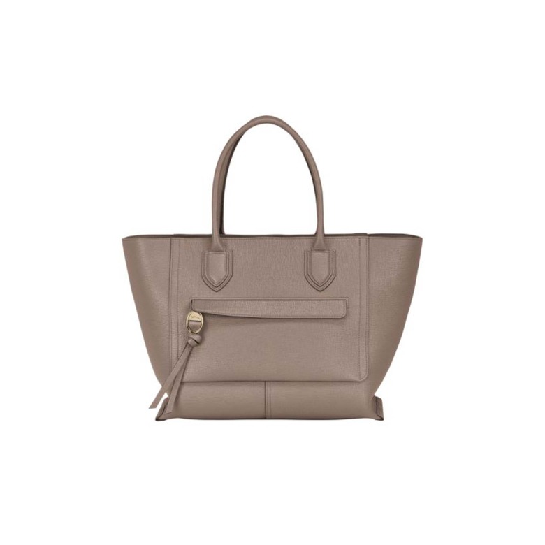 Longchamp handtas taupe 1