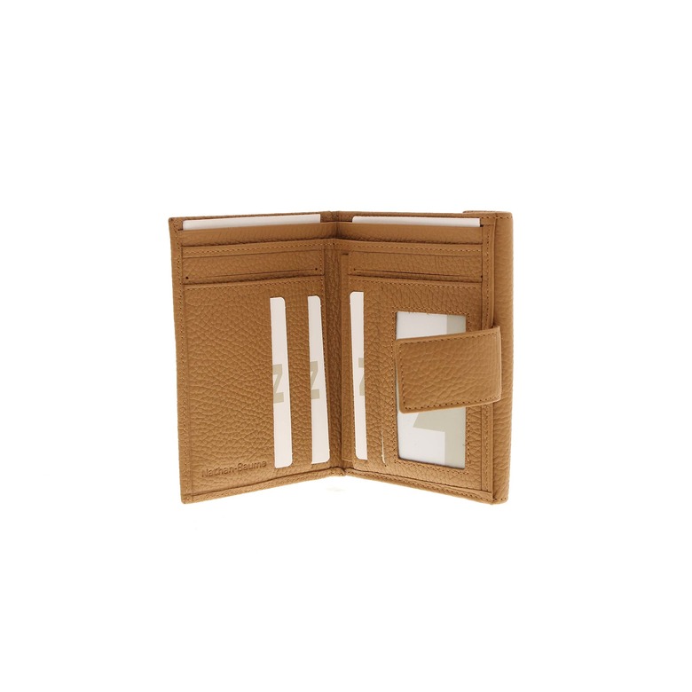 Nathan Baume P (klein Lederwaren) portefeuille cognac 3