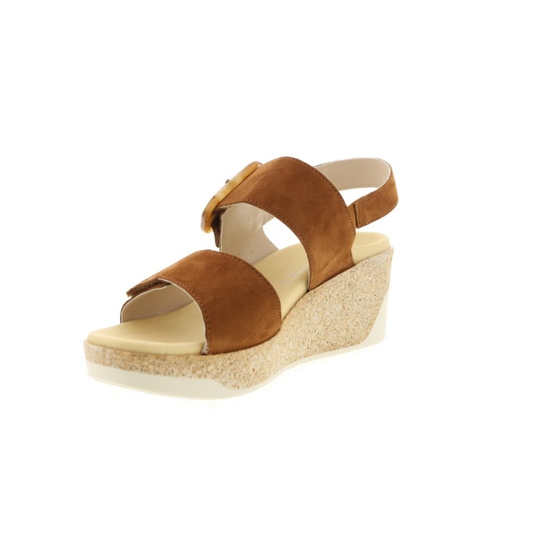 Mephisto sandales cognac 3