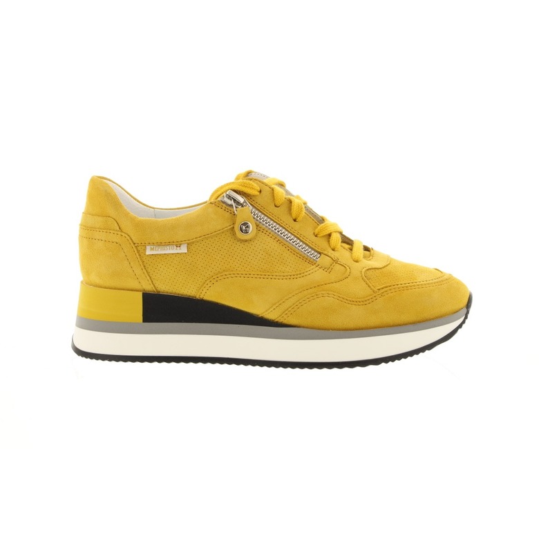 Mephisto chaussures à lacets ocre