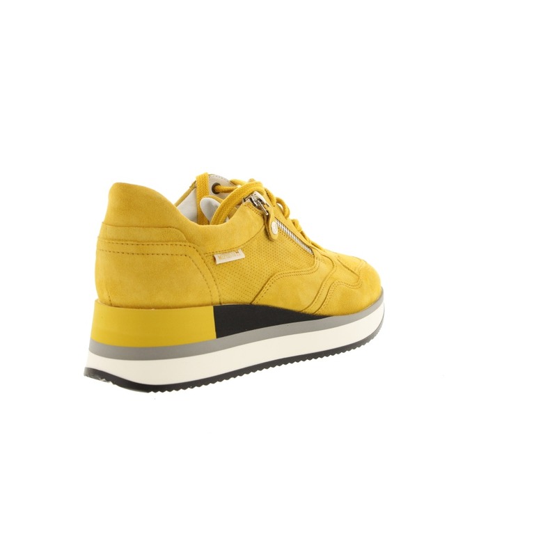 Mephisto chaussures à lacets ocre 4