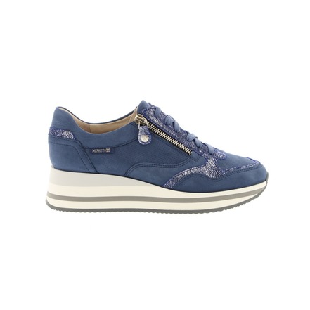Mephisto chaussures à lacets bleu