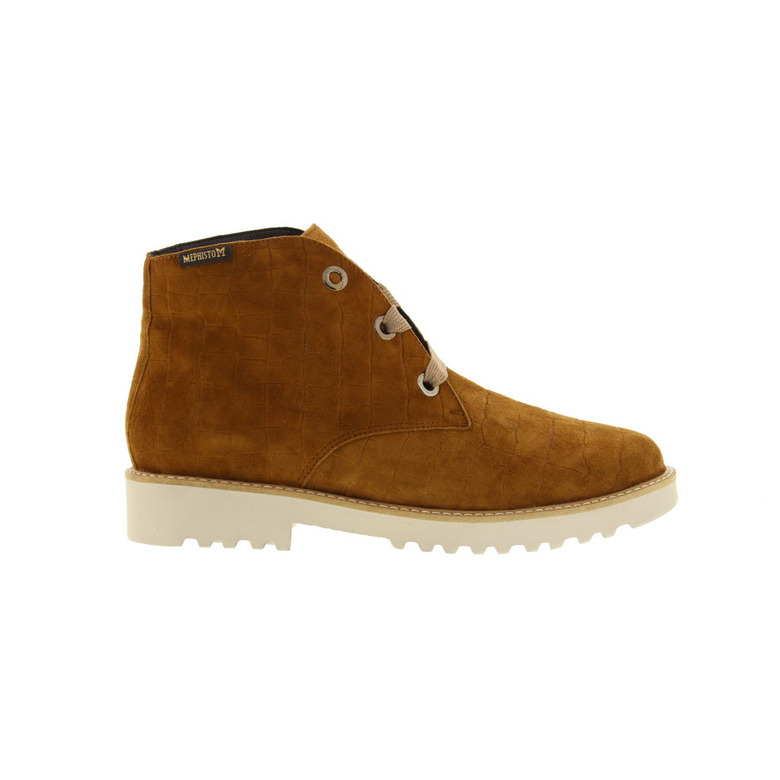 Mephisto lace shoes cognac 1