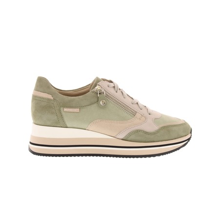 Mephisto chaussures basses vert kaki