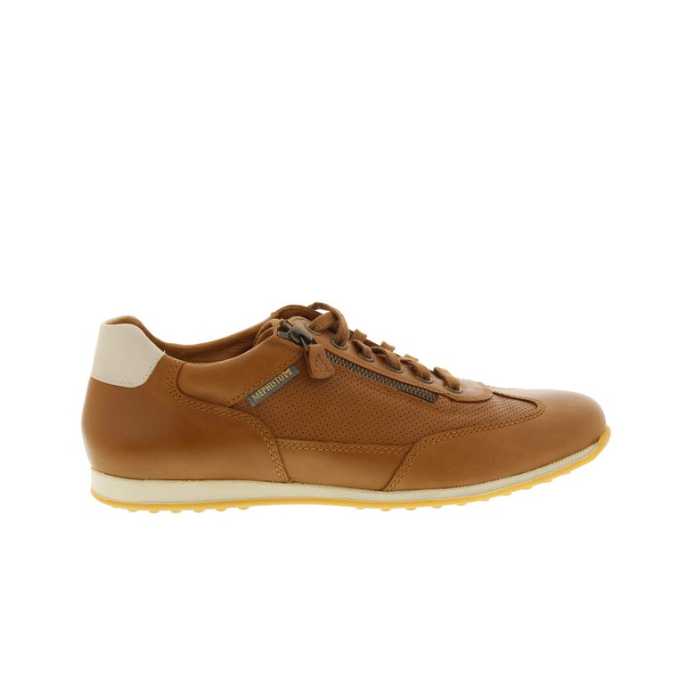 Mephisto lage schoenen cognac