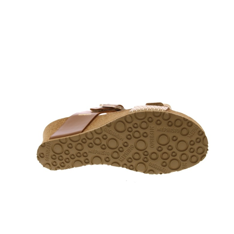 Mephisto sandales camel 5