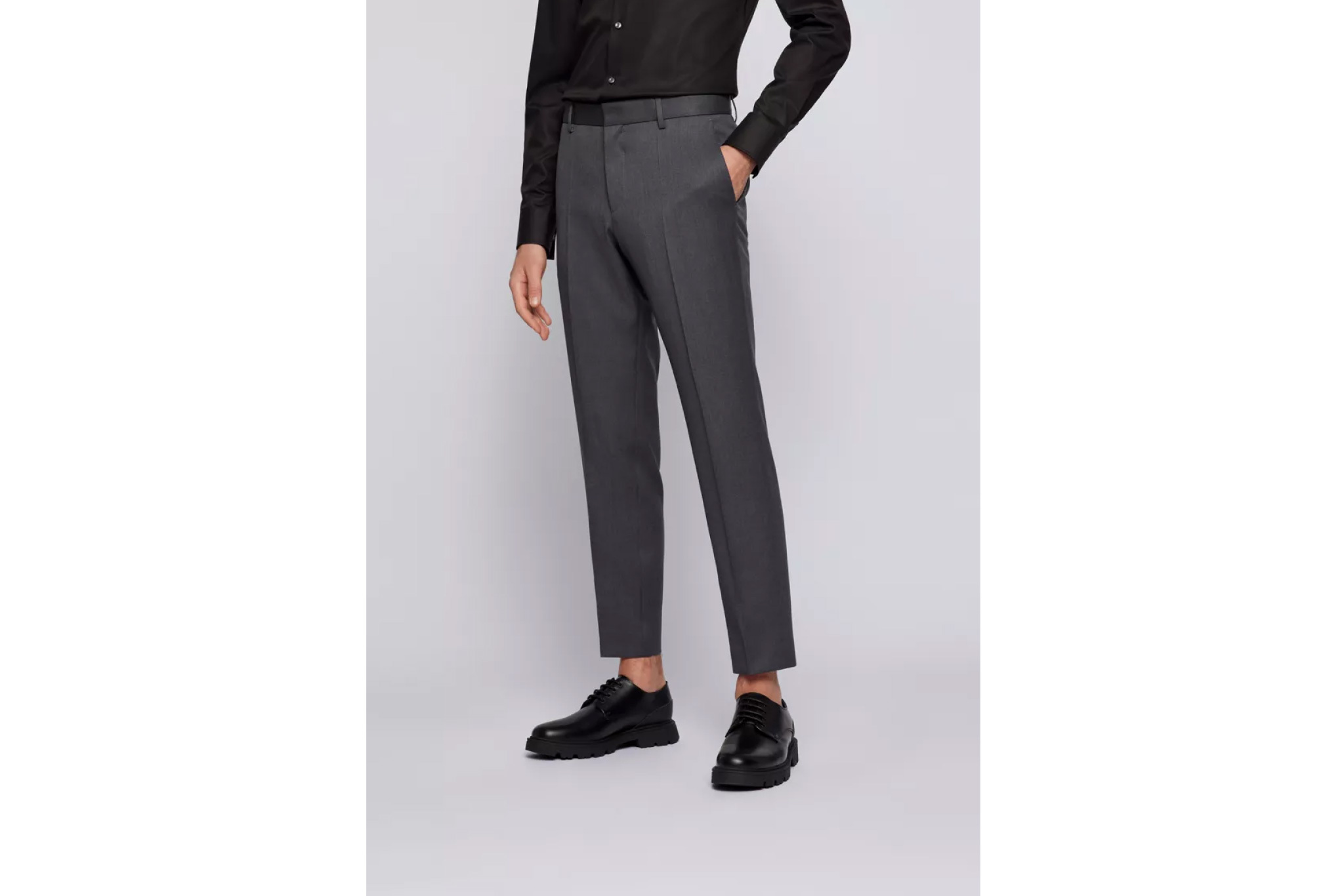 Trousers Boss Grey 50469174 GENIUS Free delivery Carmi