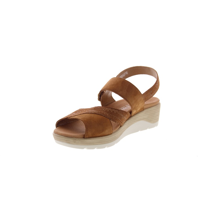 Mephisto sandales cognac 3