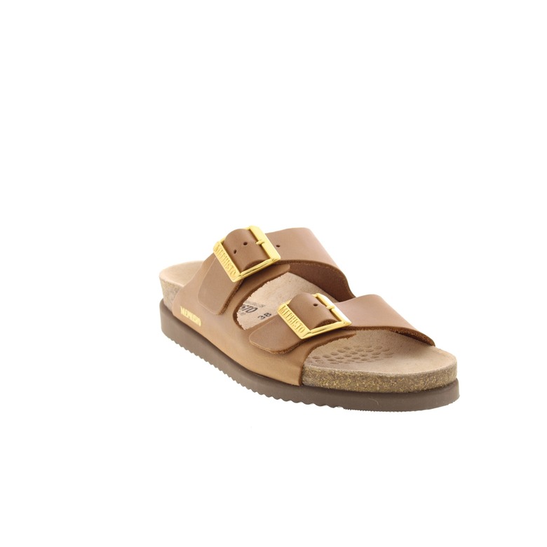 Mephisto thong slippers camel 2