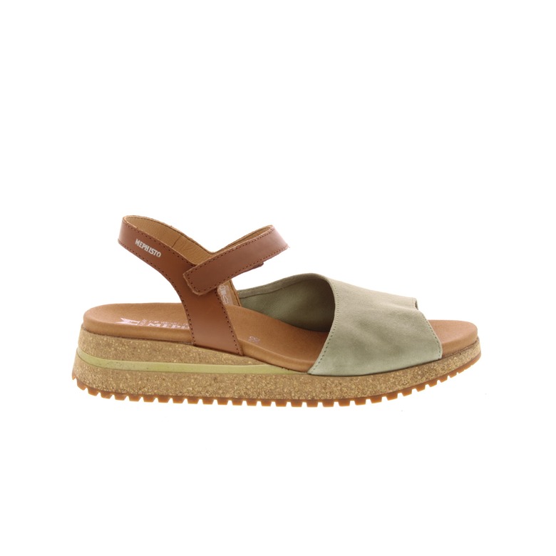 Mephisto sandales vert kaki