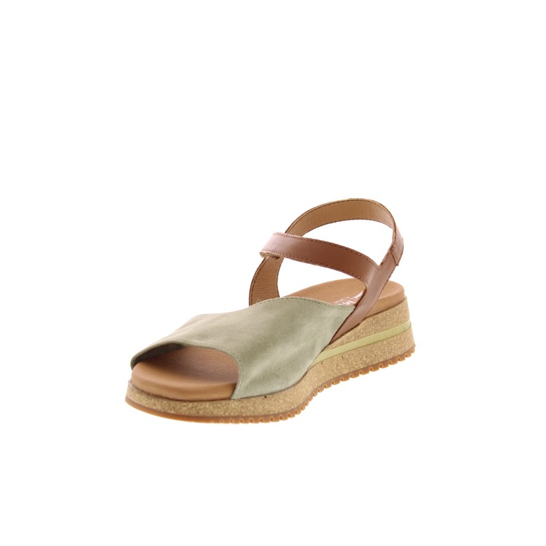 Mephisto sandales vert kaki 3