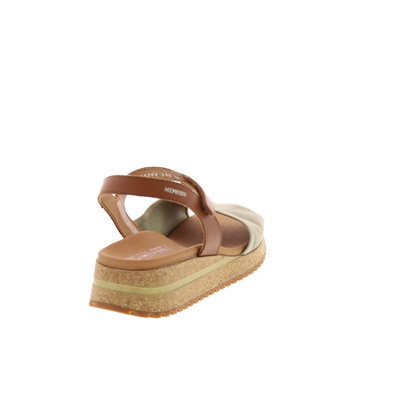 Mephisto sandales vert kaki 4