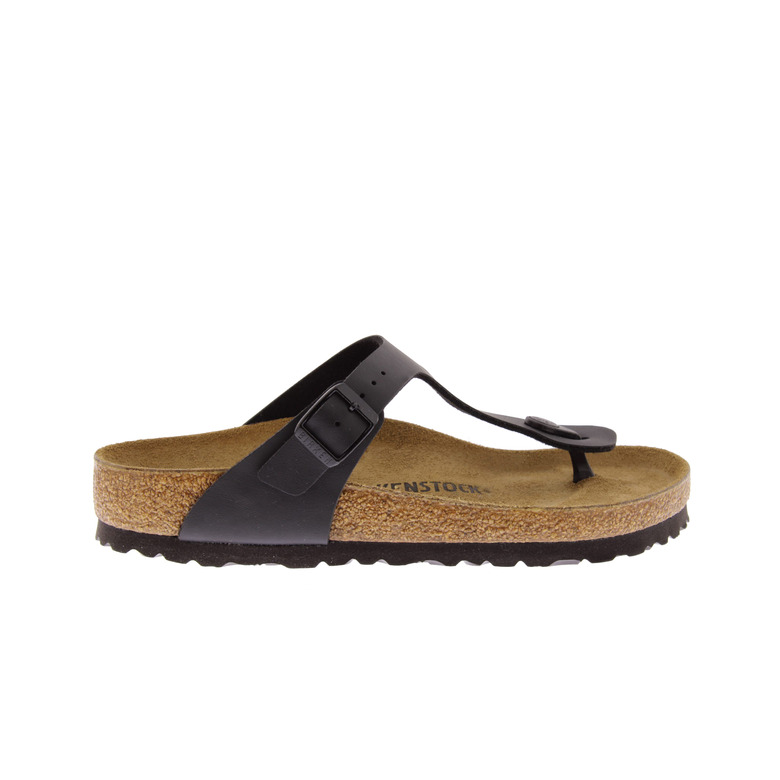 Birkenstock thong slippers black