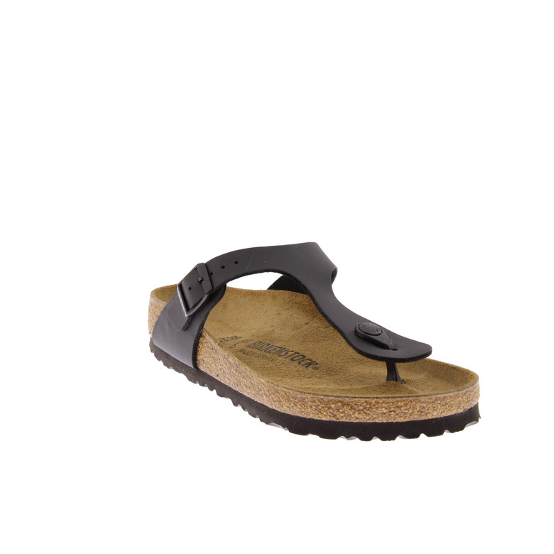 Birkenstock thong slippers black 2