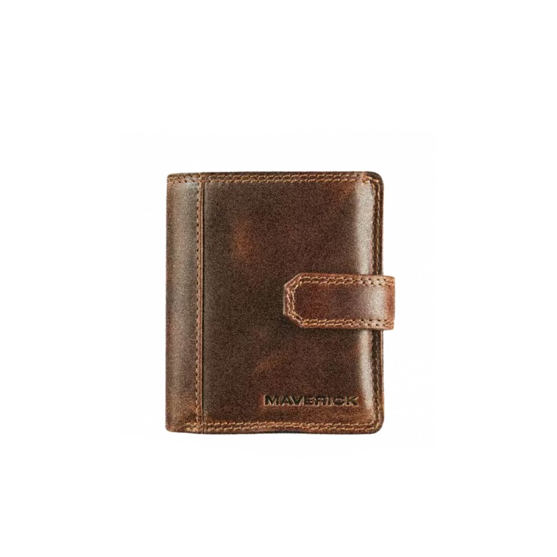 Maverick porte-cartes brun