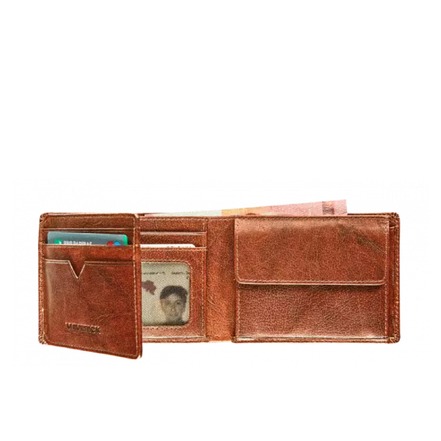 Maverick wallet cognac