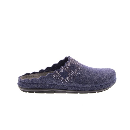 Rohde pantoufles bleu