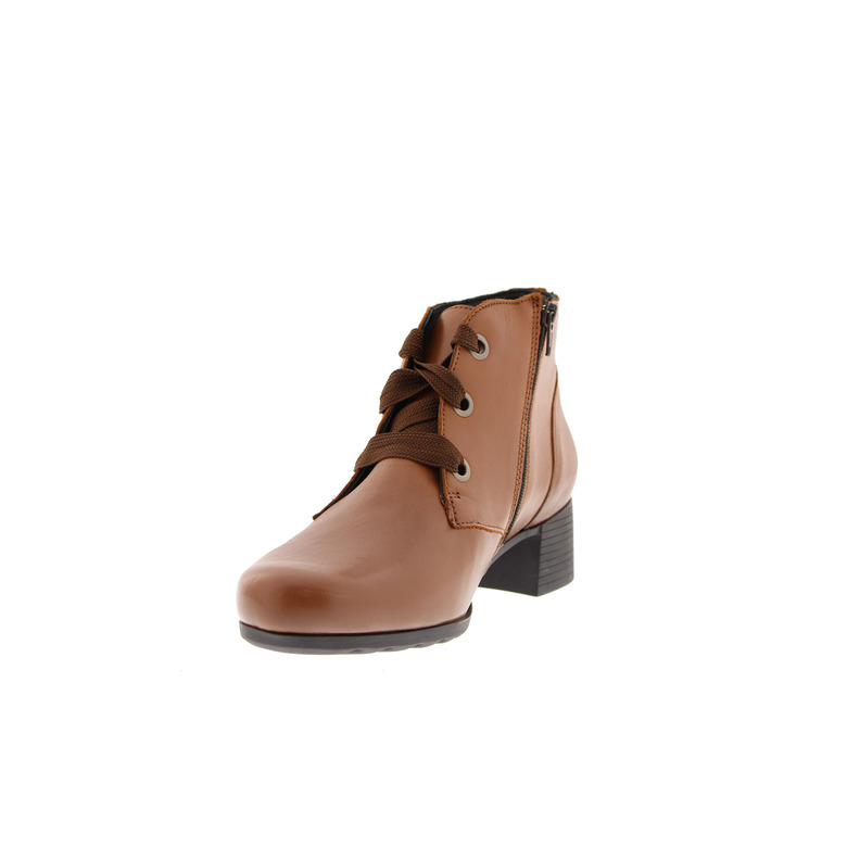 Mephisto lace shoes cognac 3