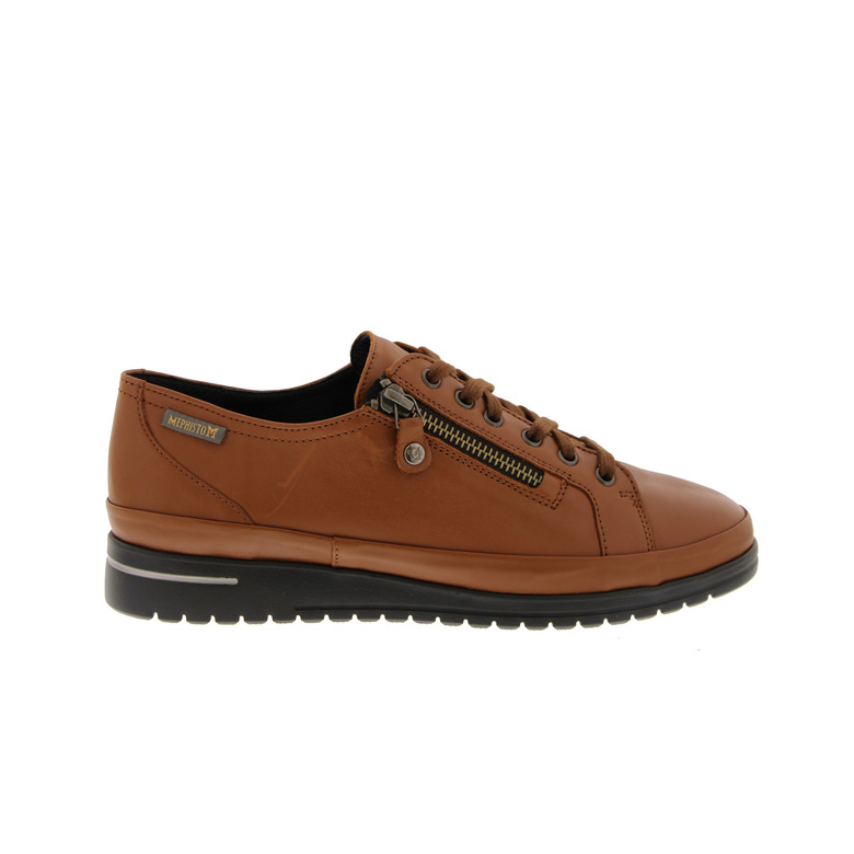 Mephisto low shoes cognac 1