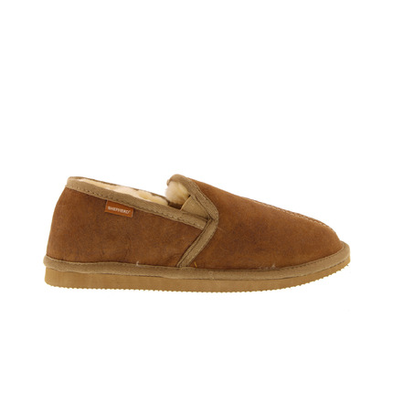 Shepherd pantoffels cognac