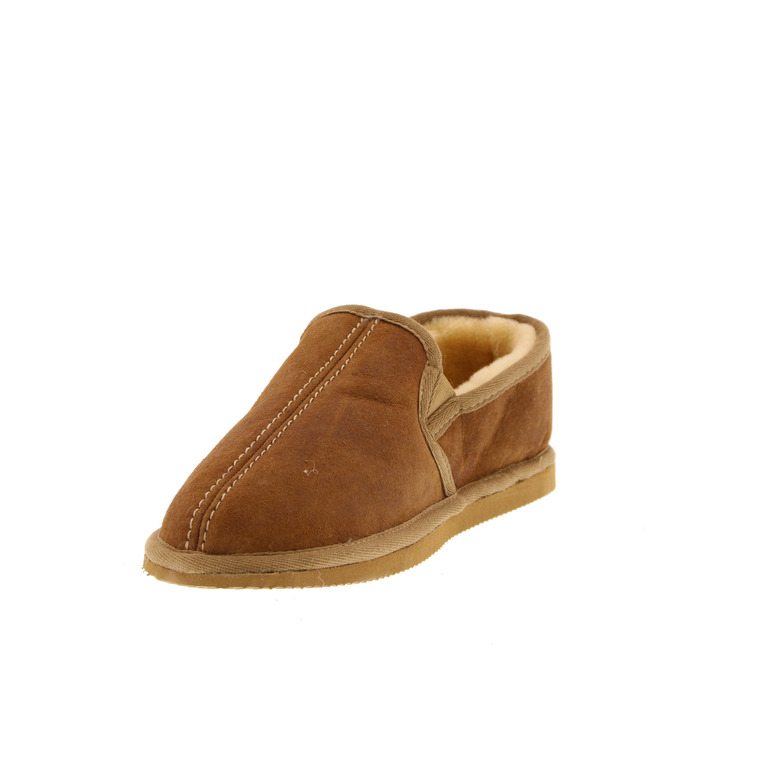 Shepherd pantoffels cognac 3