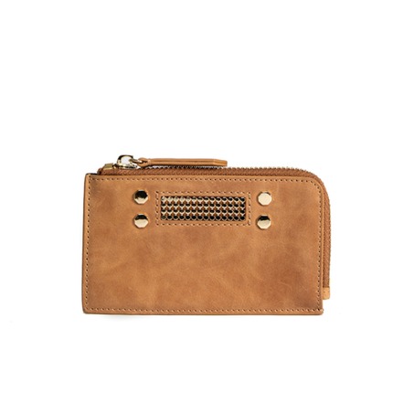 Clio Goldbrenner porte-cartes camel
