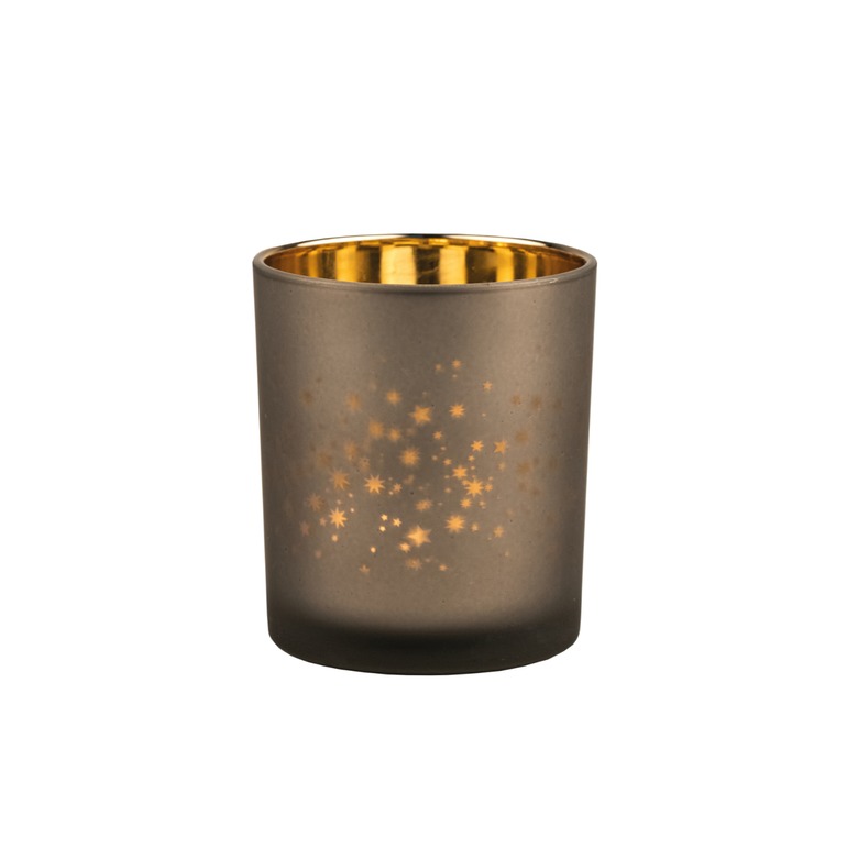 Rader décoration pour bougies brun 1