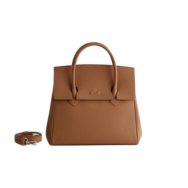 Nathan-baume handbag cognac 2