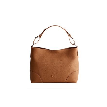 Nathan-baume schoudertas cognac