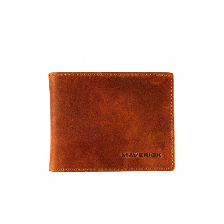 Maverick geldbörse cognac